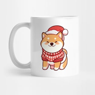 Happy Christmas Shiba Puppy Mug